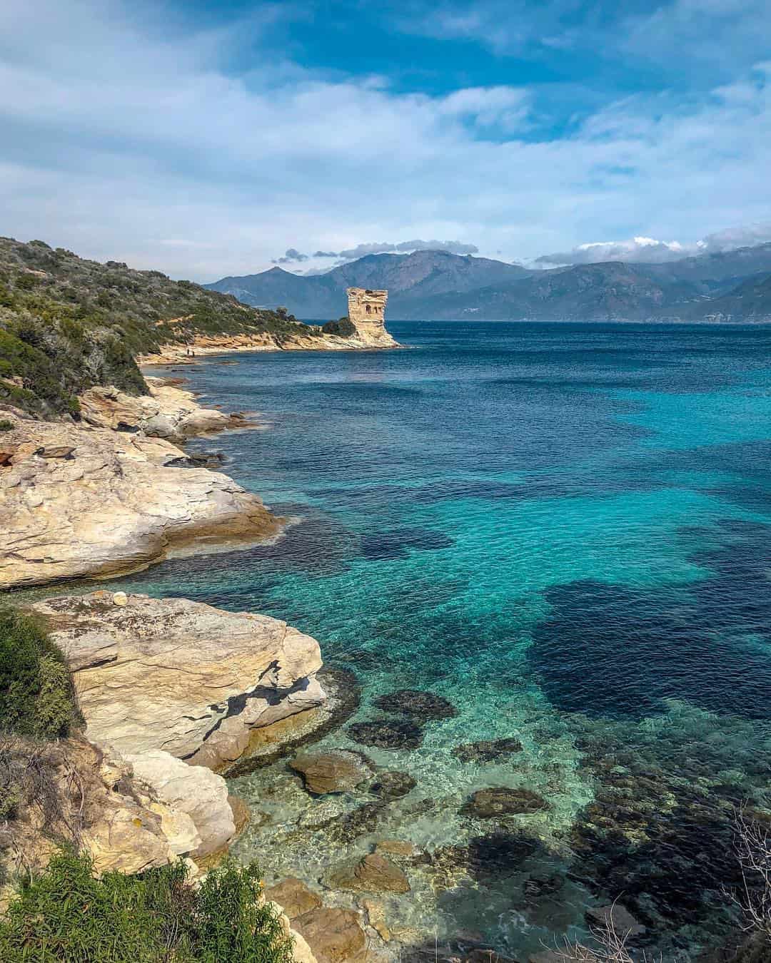 Plage de la Mortella, Saint-Florent, Corse, France Plage de la Mortella, Saint-Florent, Corse, France