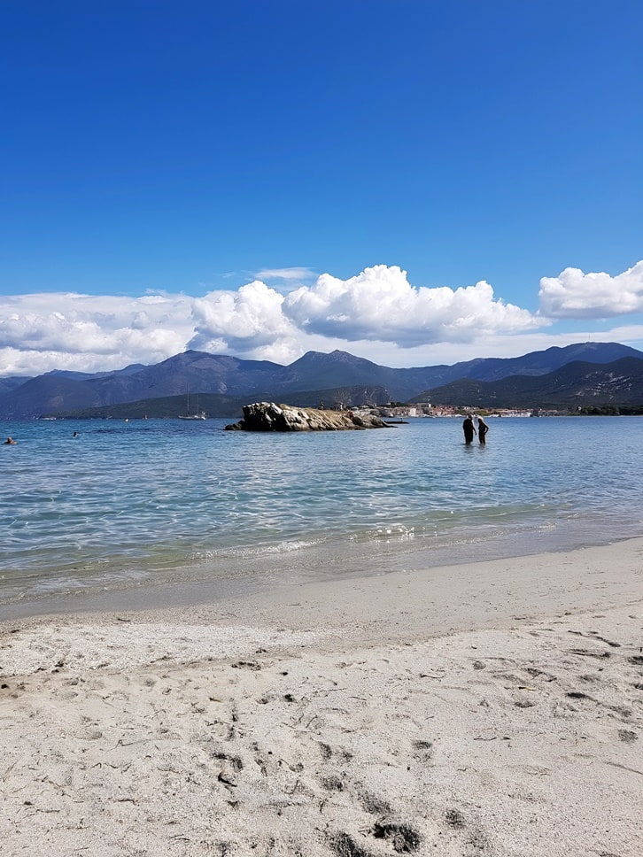 Plage de la Roya, Saint-Florent, Corse, France Plage de la Roya, Saint-Florent, Corse, France