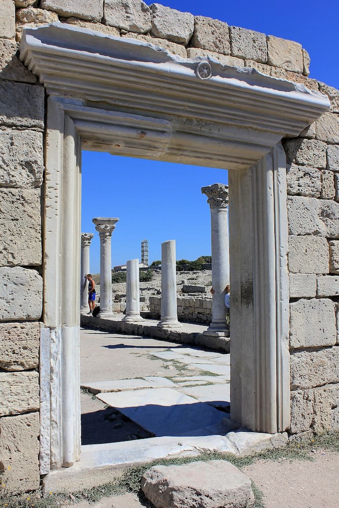 ruins of the ancient city of Hersonissos ruins of the ancient city of Hersonissos