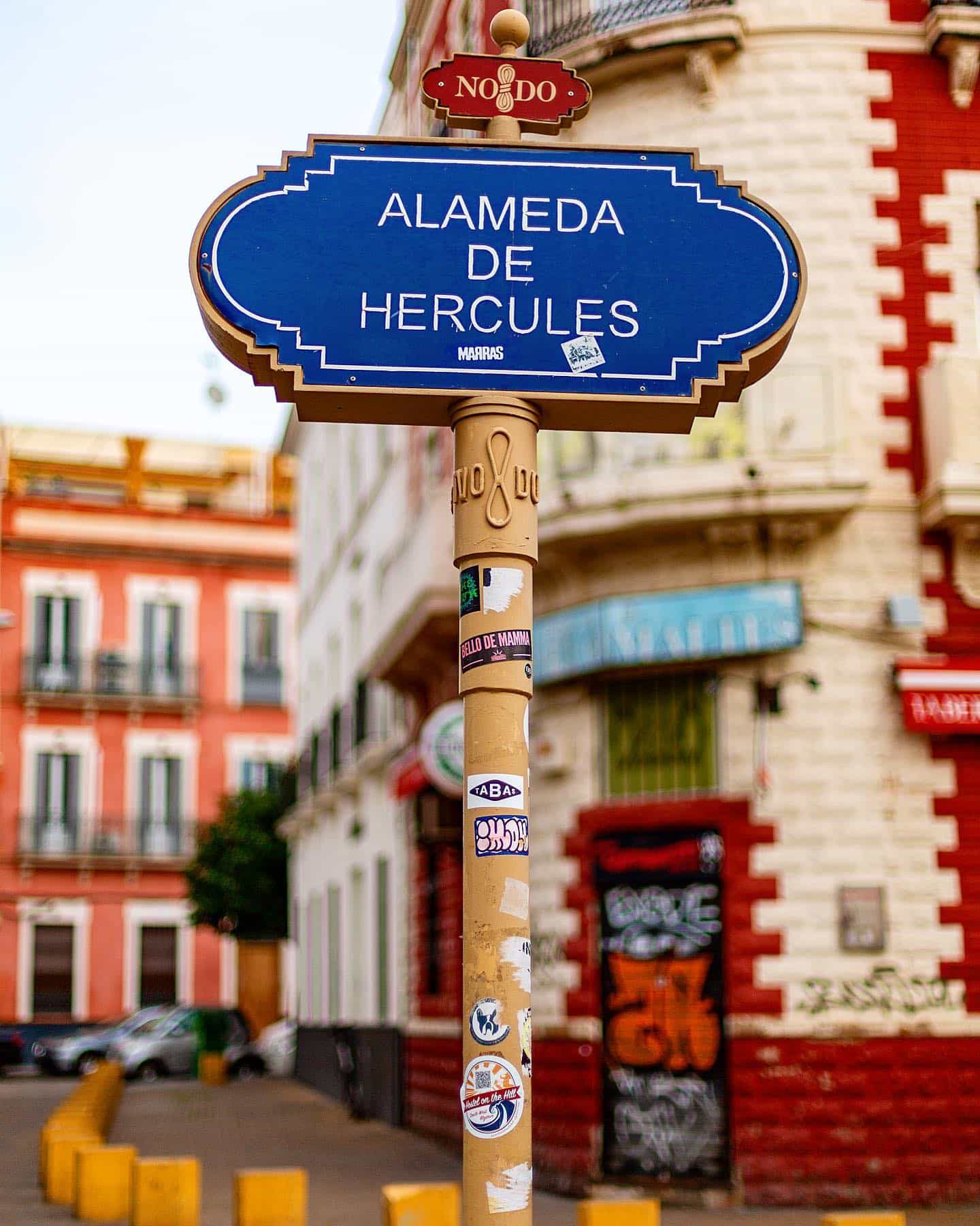 Alameda de Hércules, Sevilla, España Alameda de Hércules, Sevilla, España