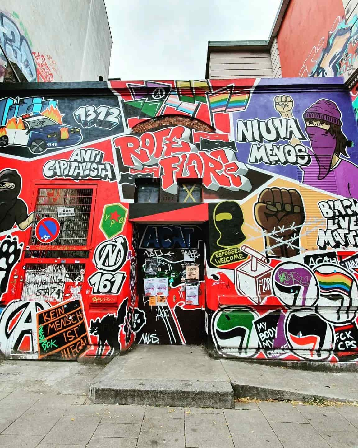 Rote Flora, Hamburgo, Alemania Rote Flora, Hamburgo, Alemania