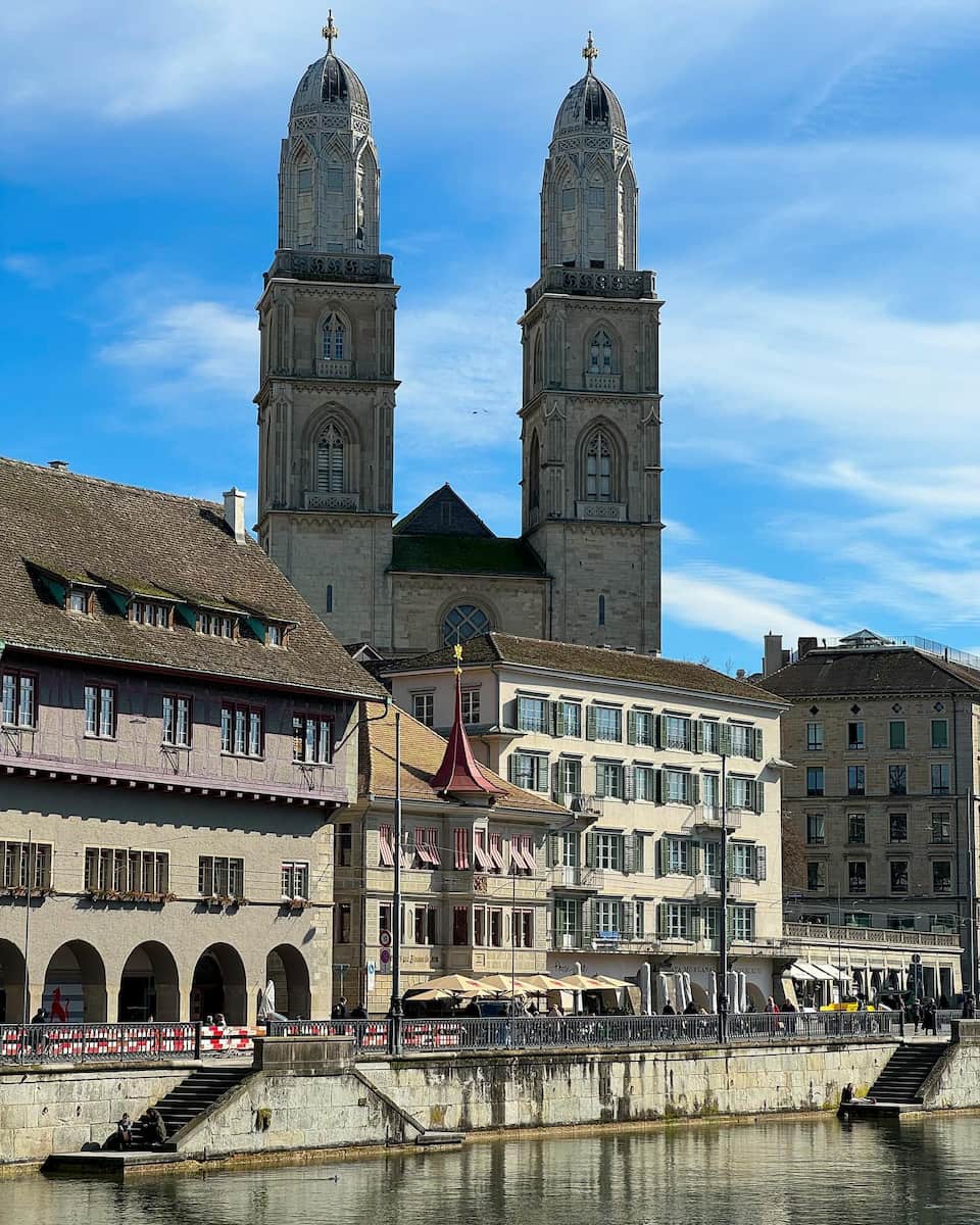 Grossmunster Zurich Switzerland Grossmunster Zurich Switzerland