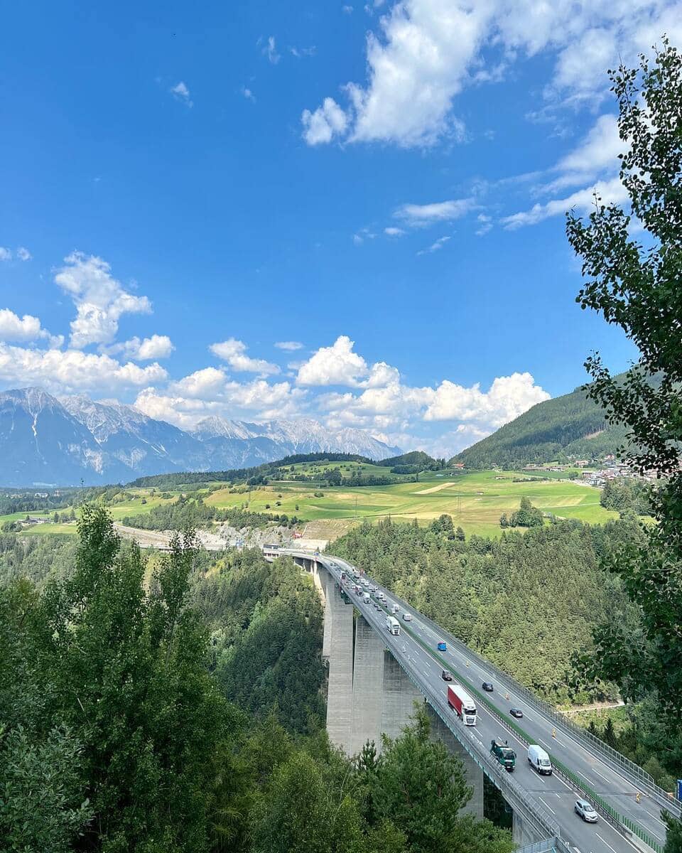 Innsbruck, Europa Bridge Innsbruck, Europa Bridge