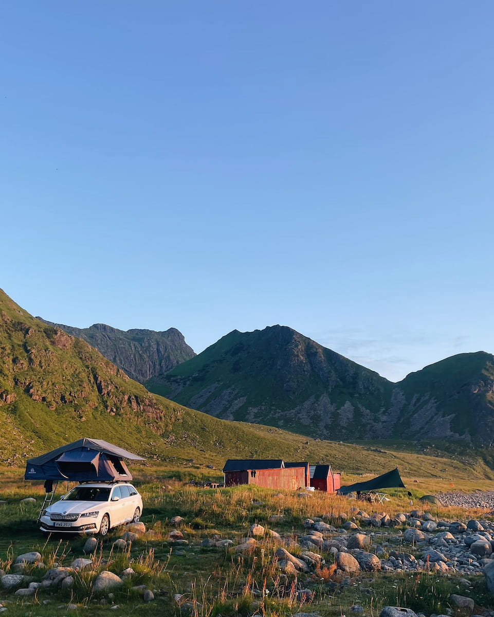 Lofoten, Islands Unstad Beach Lofoten, Islands Unstad Beach