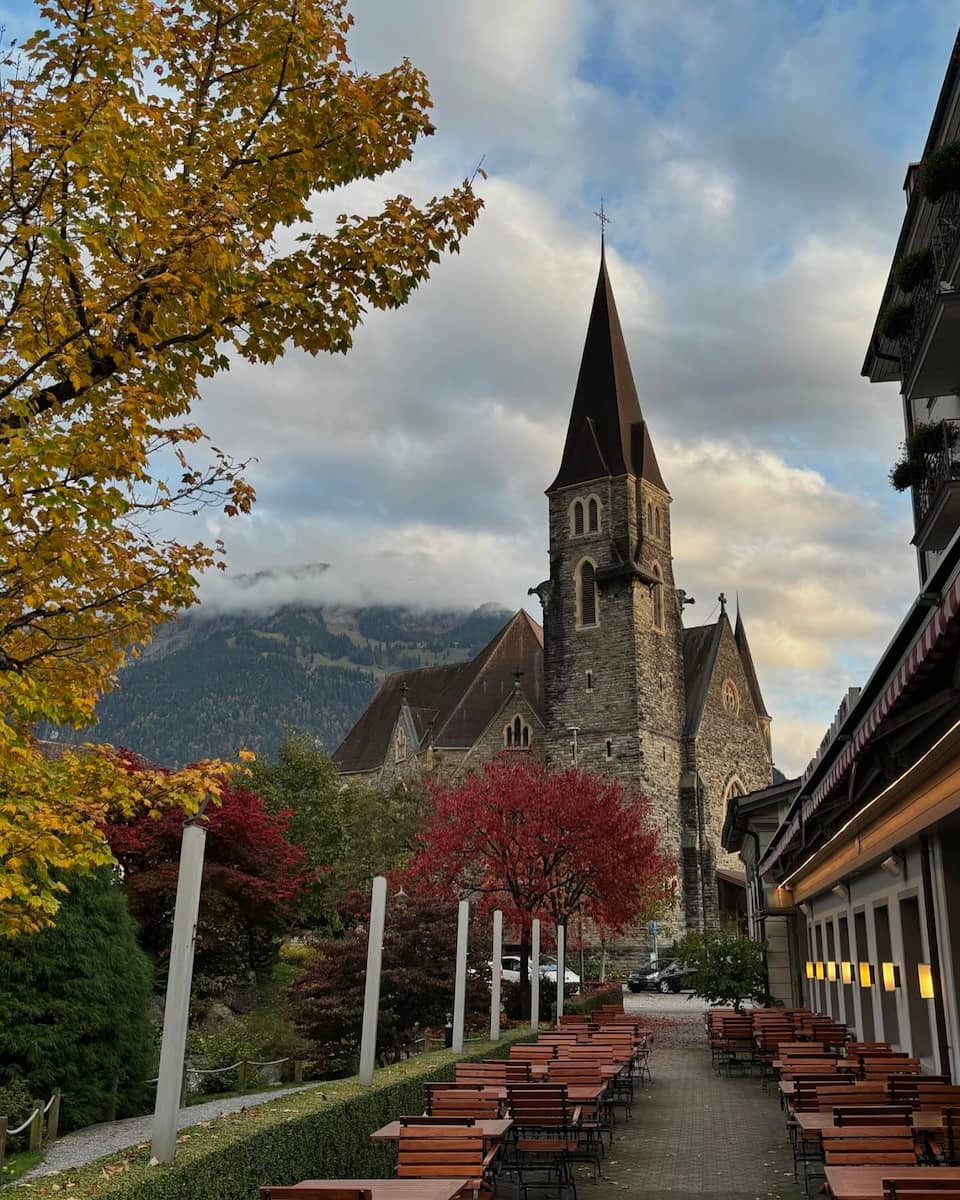 Schlosskirche Interlaken Switzerland Schlosskirche Interlaken Switzerland
