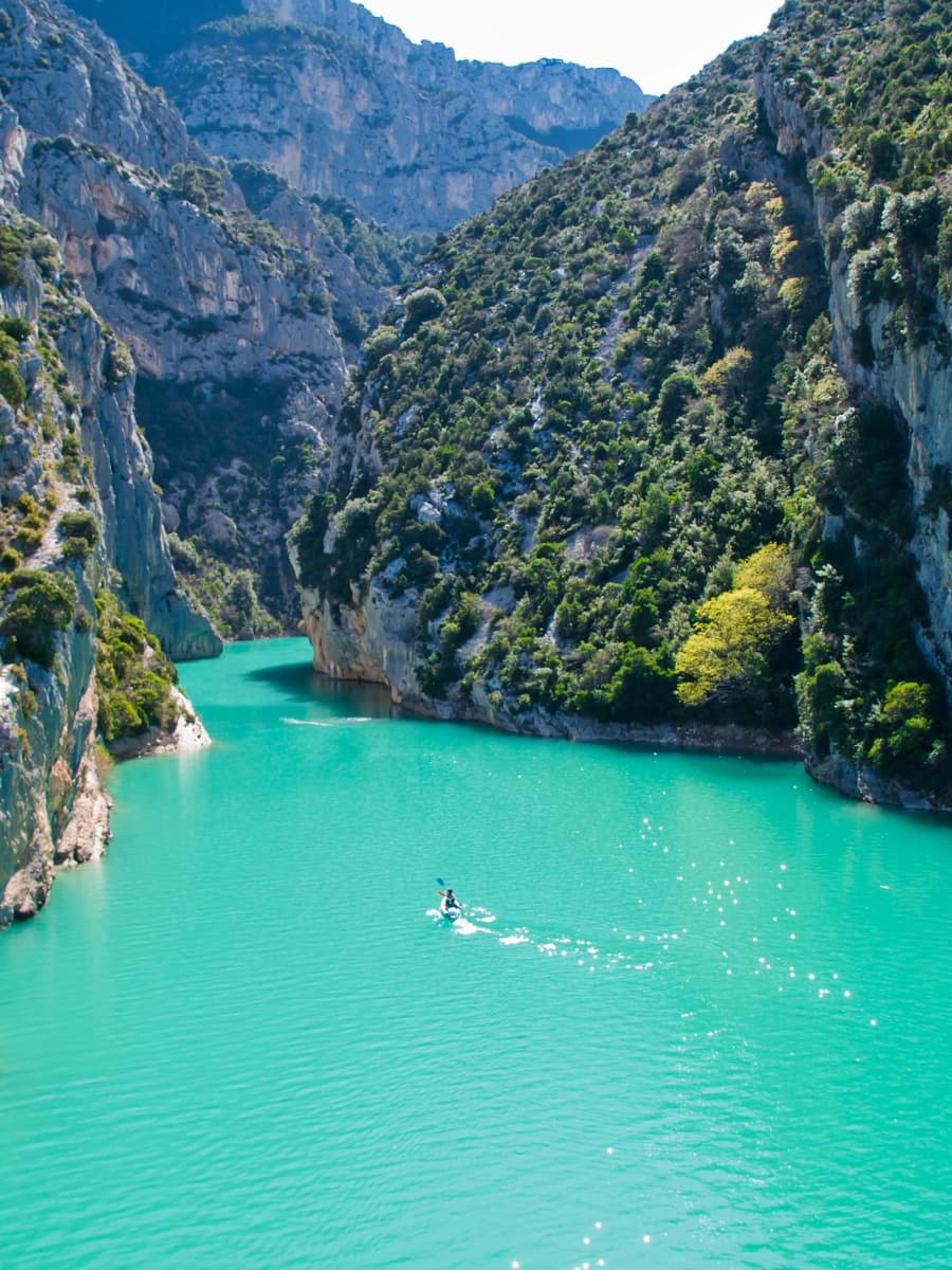 The Verdon Gorge, Provence, France The Verdon Gorge, Provence, France