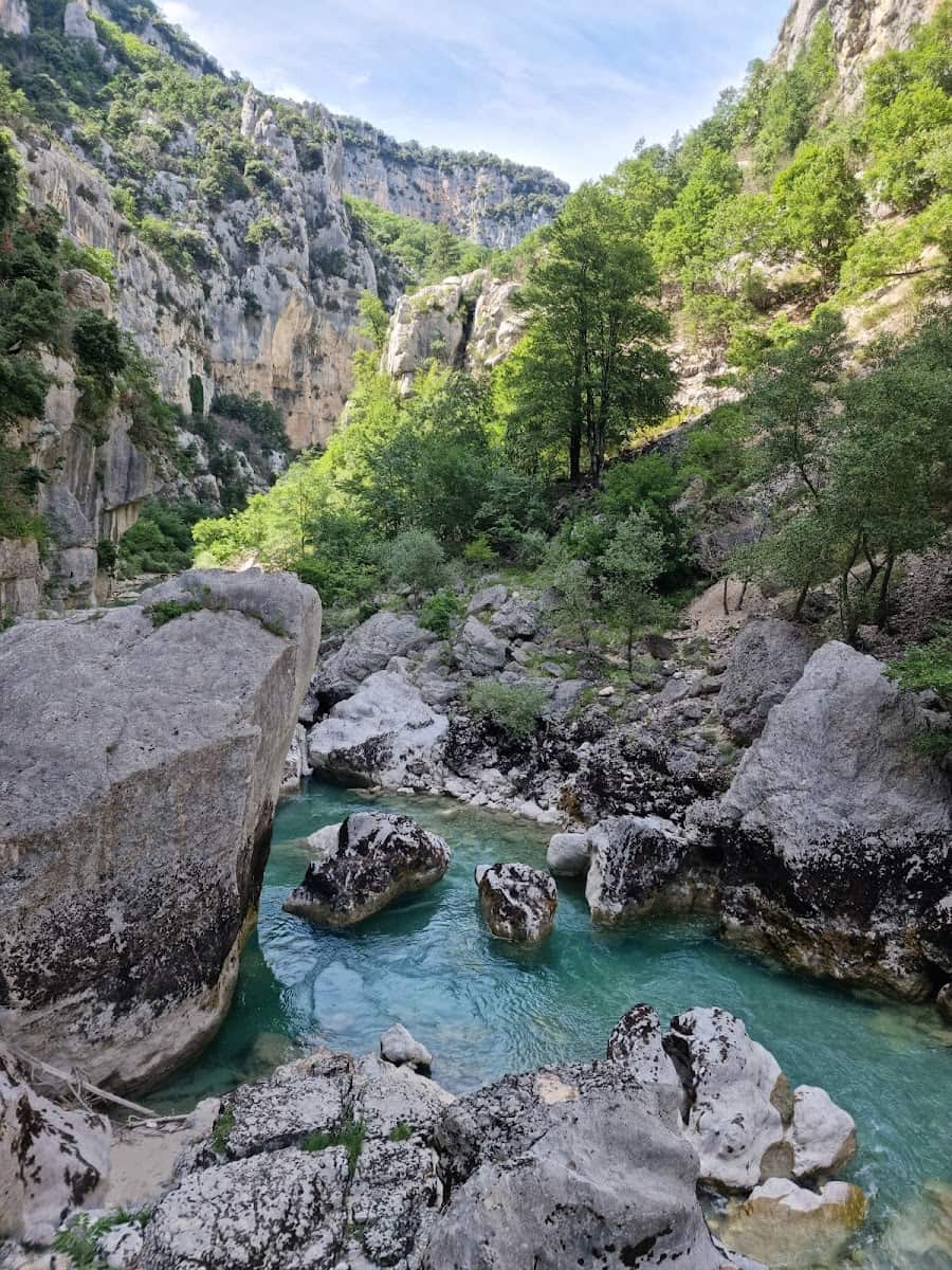 The Verdon Gorge, Provence, France The Verdon Gorge, Provence, France