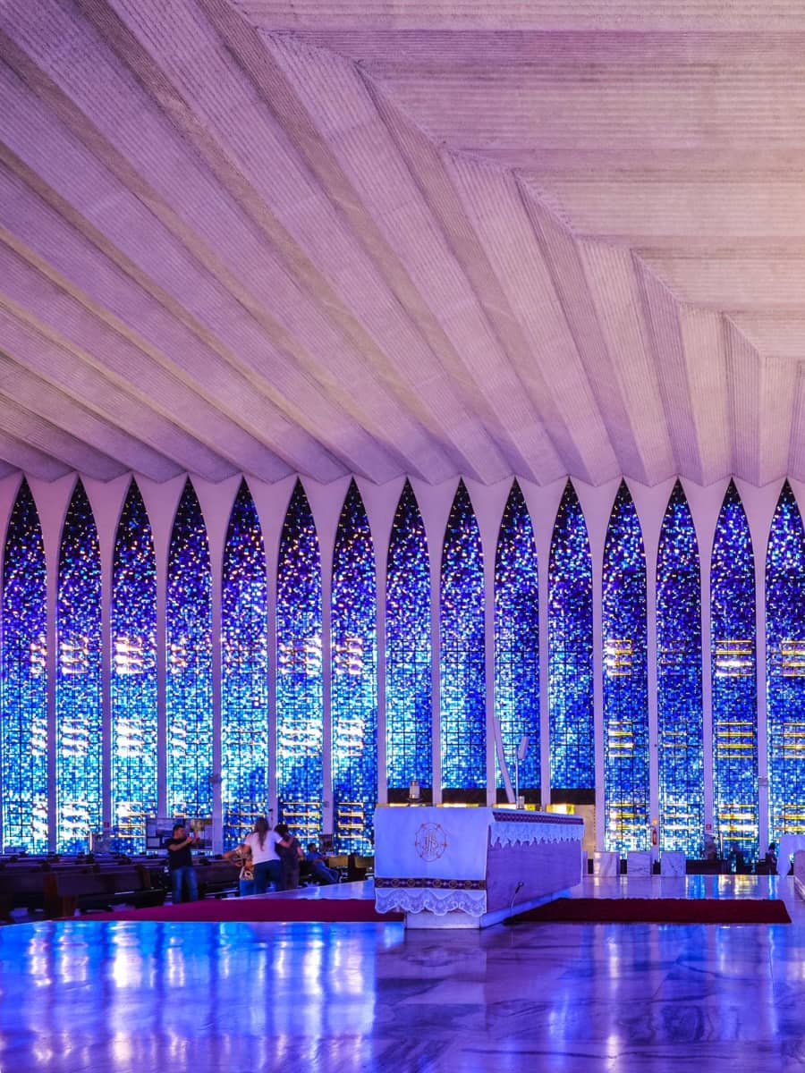 The Santuario Don Bosco, Brasilia The Santuario Don Bosco, Brasilia