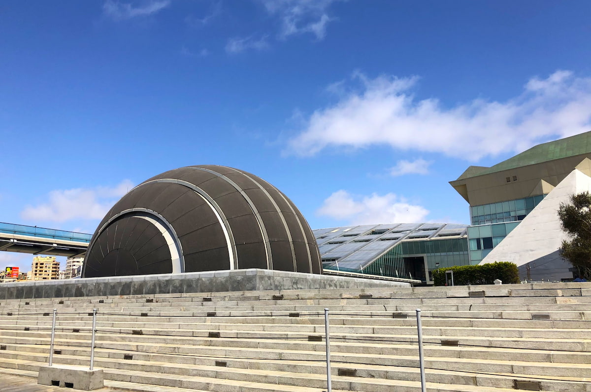 La Biblioteca de Alejandría, Egipto The Bibliotheca Alexandrin, Egypt